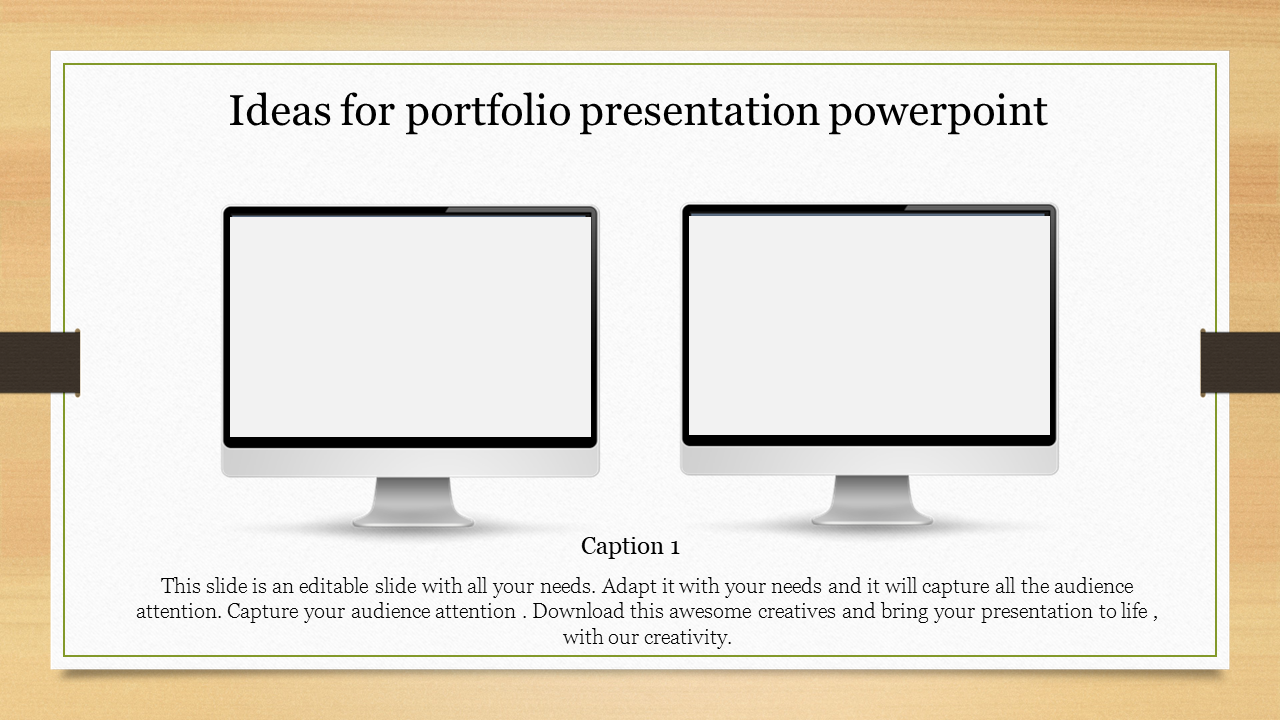 Try Our Career Portfolio PowerPoint For Presentation	